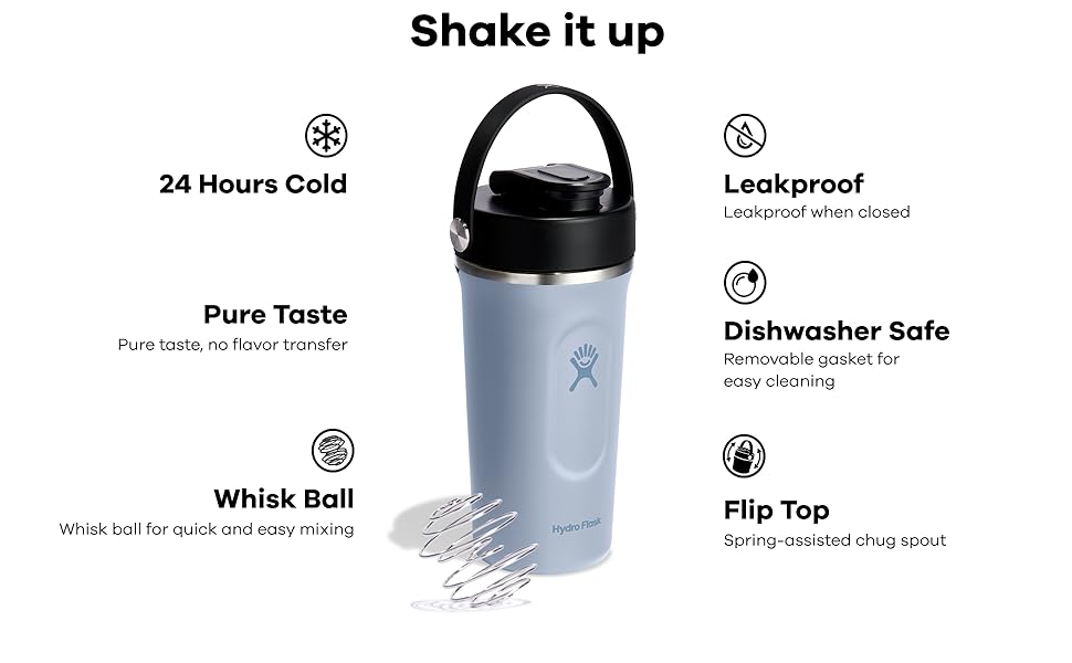 Hydro Flask Insulated Shaker Bottle-24oz