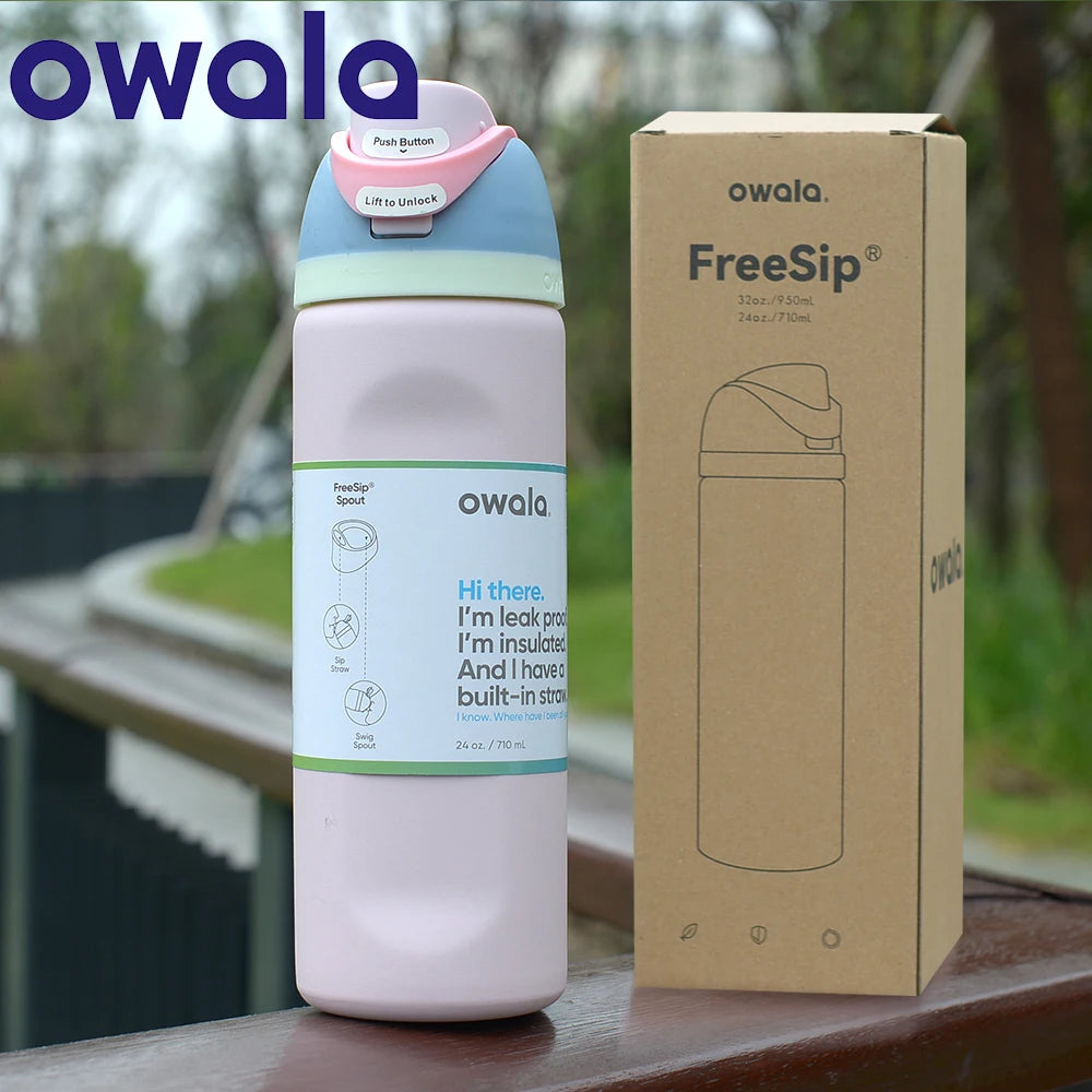 Original Owala Insulated Stainless Steel Water Bottle  24Oz/32 Oz